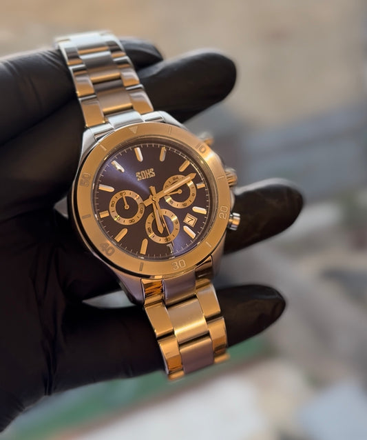 SOHS Chrono Blue Watch – Premium Stainless Steel